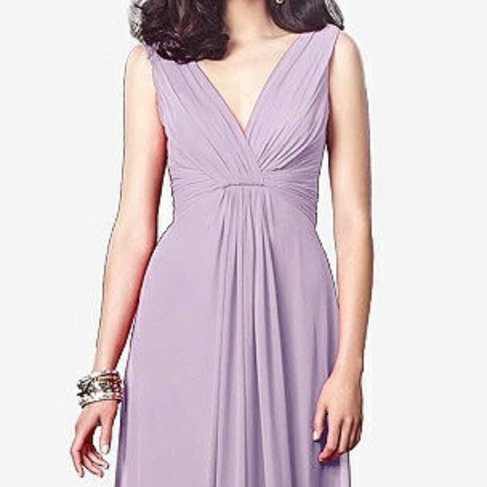 NWT Dessy Group Bridesmaid Dress - Passion Purple - size 10 with EXTRA LENGTH